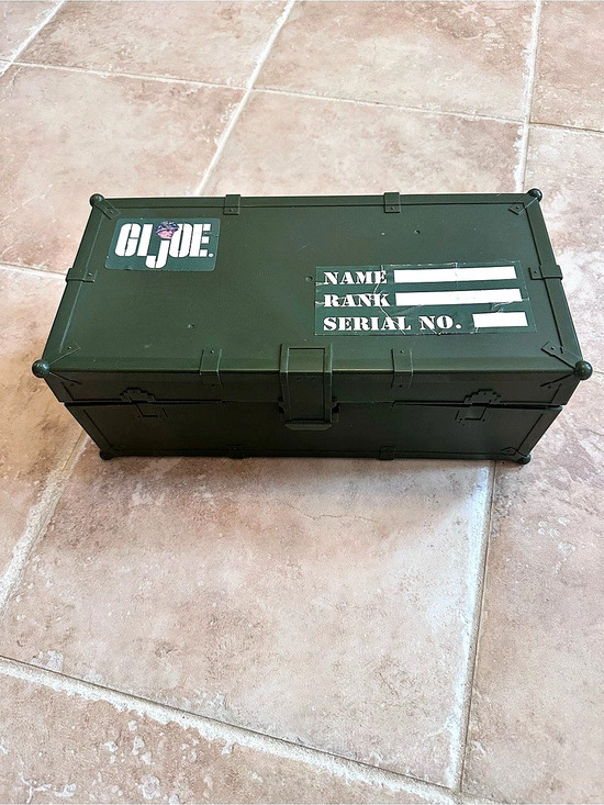 G.I. Joe Other - G.I. Joe Military Toy Action Figure Green Plastic Storage Box